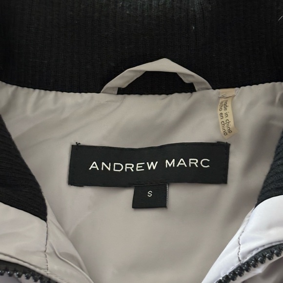 Andrew Marc Women's Light Gray Quilted Vest - Picture 4 of 5